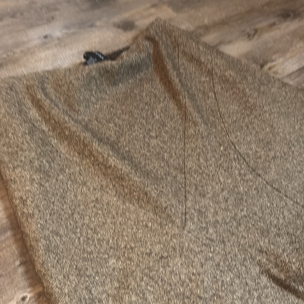 Josephine Chaus Two Piece 1 button fully lined skirt and jacket brown tweed suit - Picture 11 of 13